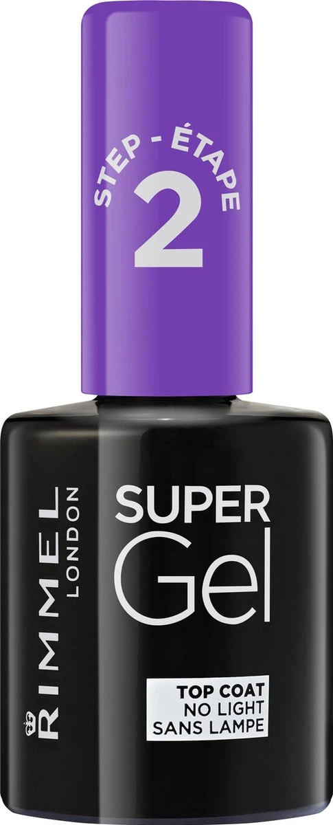 Rimmel London Super Gel Nagellak Stap 2 Top Coat - 00 Transparant Rimmel London Super Gel Nagellak Stap 2 Top Coat - 00 Transparant -Nagelbenodigdheden 485x1200 1