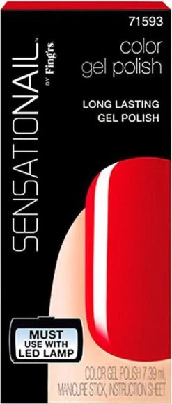 SensatioNail Gel Polish Scarlet Red - Gel Nagellak - Rood -Nagelbenodigdheden 510x1200 1