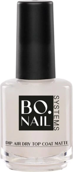BO.NAIL BO.NAIL Dip Air Dry Top Coat Matte (15ml) - 25 Gram - Dip Poeder Nagels - Dipping Powder Gel -Nagelbenodigdheden 511x1200 6