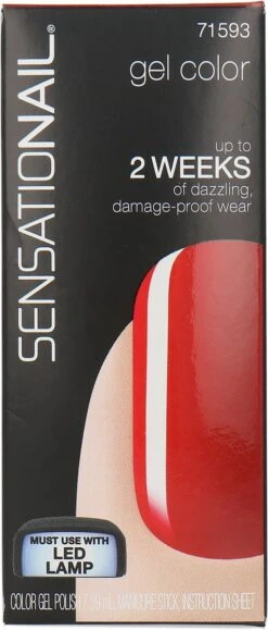 SensatioNail Gel Polish Scarlet Red - Gel Nagellak - Rood -Nagelbenodigdheden 512x1200 2