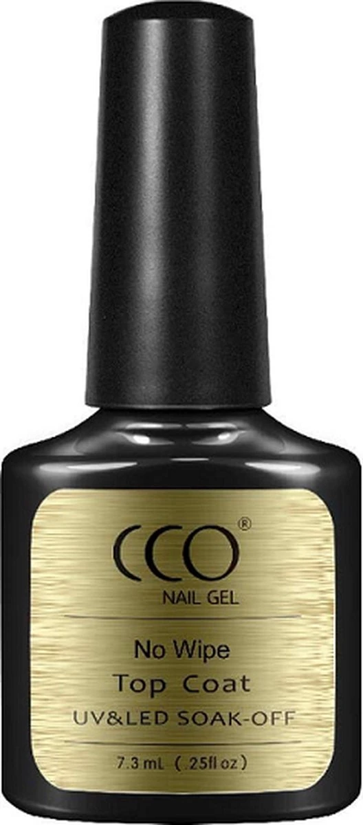 CCO Shellac No Wipe Topcoat - - Transparante kleur - 7.3ml CCO Shellac No Wipe Topcoat - - Transparante Kleur - 7.3ml -Nagelbenodigdheden