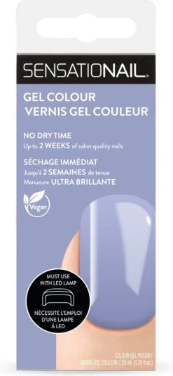 Sensationail Gel Polish - Intriguing Iris - Gel Nagellak - Paars -Nagelbenodigdheden 554x1200