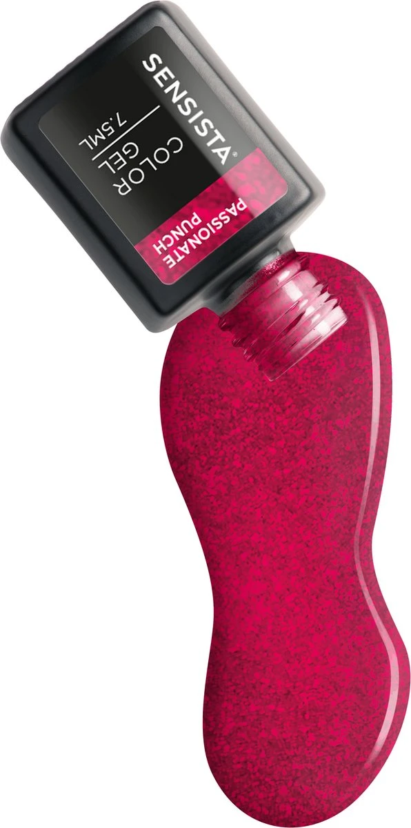 Sensista Color Gel Passionate Punch - Rood/roze glitter Sensista Color Gel Passionate Punch - Rood/roze Glitter -Nagelbenodigdheden 596x1200 2