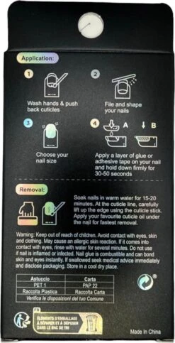 Merkloos Press On Nails - Nep Nagels - Roze Zwart - Almond - Manicure - Plak Nagels - Kunstnagels Nailart - Zelfklevend -Nagelbenodigdheden 614x1200