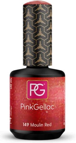 Pink Gellac - Moulin Red - Gellak - Vegan - Rood - Glanzend - 15ml -Nagelbenodigdheden 643x1200
