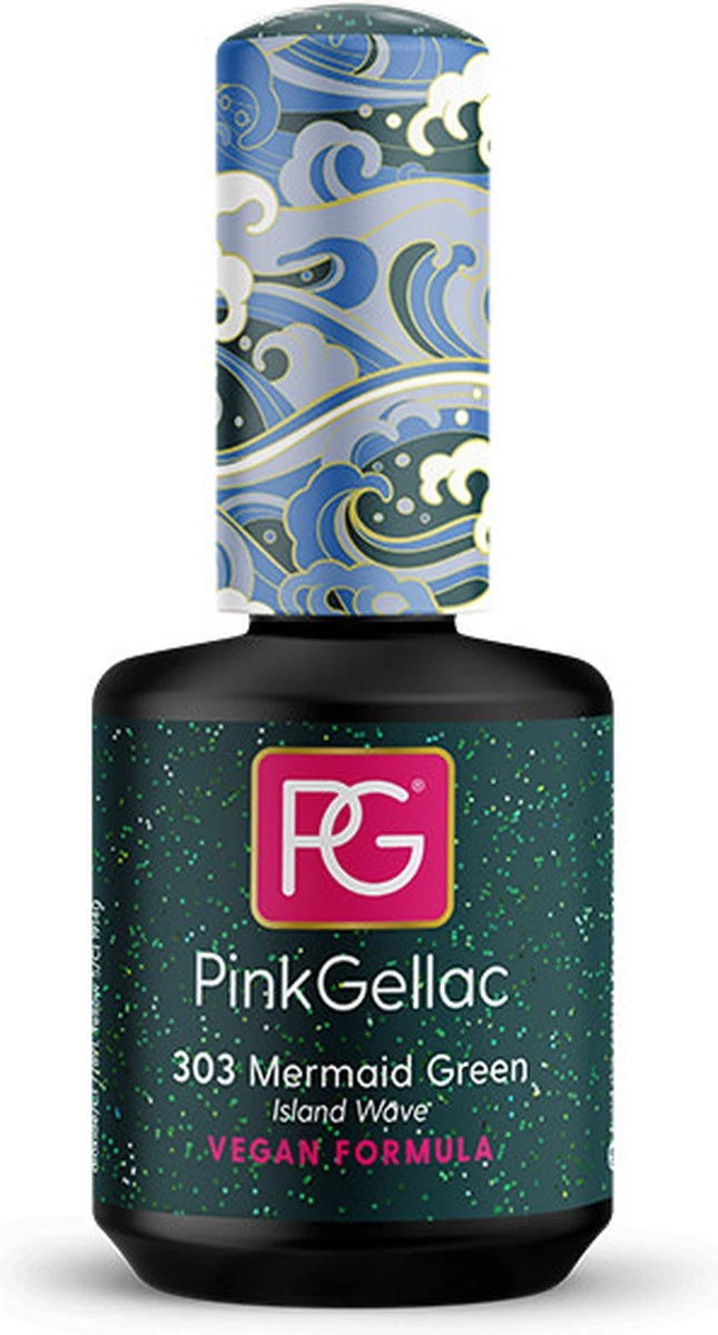 Pink Gellac - Mermaid Green - Gellak - Groen - 15 ml Pink Gellac - Mermaid Green - Gellak - Groen - 15 Ml -Nagelbenodigdheden 645x1200 2