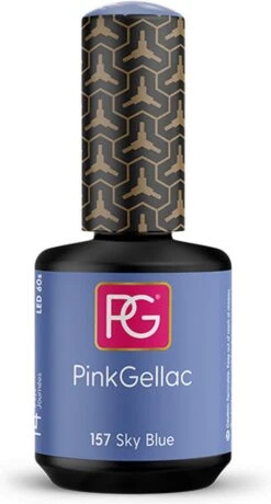 Pink Gellac - Sky Blue - Gellak - Vegan - Blauw - Glanzend - 15ml -Nagelbenodigdheden 645x1200 7