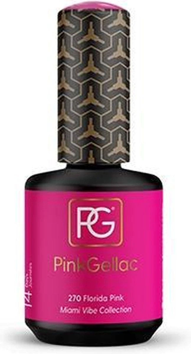 Pink Gellac - Florida Pink - Gellak - Vegan - Roze - Glanzend - 15ml Pink Gellac - Florida Pink - Gellak - Vegan - Roze - Glanzend - 15ml -Nagelbenodigdheden 647x1200 1