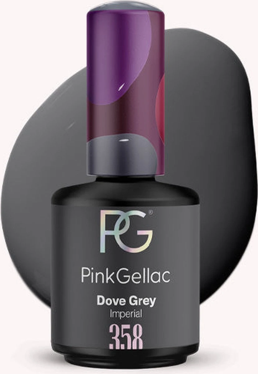 Pink Gellac - Dove Grey - Gellak - Vegan - Grijs - Creamy Finish - 15 ml Pink Gellac - Dove Grey - Gellak - Vegan - Grijs - Creamy Finish - 15 Ml -Nagelbenodigdheden 830x1200 1