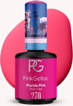 Pink Gellac - Florida Pink - Gellak - Vegan - Roze - Glanzend - 15ml 12 Pink Gellac - Florida Pink - Gellak - Vegan - Roze - Glanzend - 15ml -Nagelbenodigdheden 831x1200 1