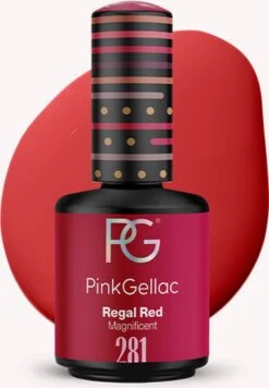 Pink Gellac - Regal Red - Gellak - Vegan - Rood - Glanzend - 15ml -Nagelbenodigdheden 833x1200 2