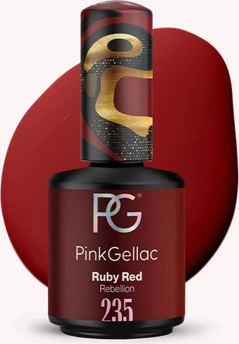 Pink Gellac - Ruby Red - Gellak - Rood - 15 ml Pink Gellac - Ruby Red - Gellak - Rood - 15 Ml -Nagelbenodigdheden 834x1200 2