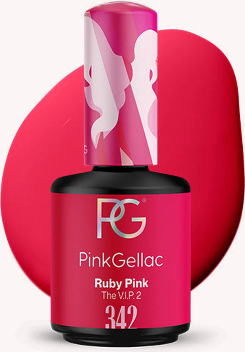 Pink Gellac - Ruby Pink - Gellak - Vegan - Roze - Glanzend - 15ml Pink Gellac - Ruby Pink - Gellak - Vegan - Roze - Glanzend - 15ml -Nagelbenodigdheden