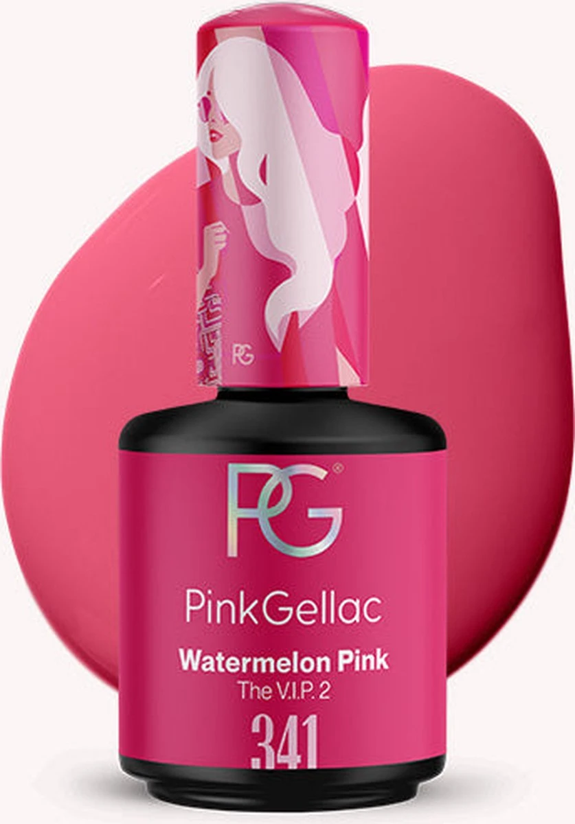 Pink Gellac - Watermelon Pink - Gellak - Vegan - Roze - Glanzend - 15ml Pink Gellac - Watermelon Pink - Gellak - Vegan - Roze - Glanzend - 15ml -Nagelbenodigdheden 837x1200 1