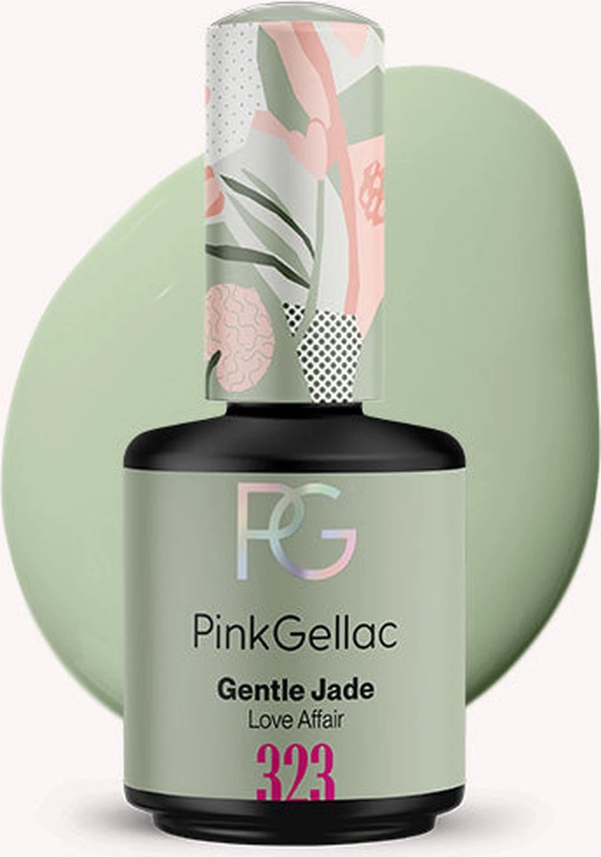 Pink Gellac - Gentle Jade - Gellak - Vegan - Groen - Satijnen Finish - 15 ml Pink Gellac - Gentle Jade - Gellak - Vegan - Groen - Satijnen Finish - 15 Ml -Nagelbenodigdheden 841x1200 5