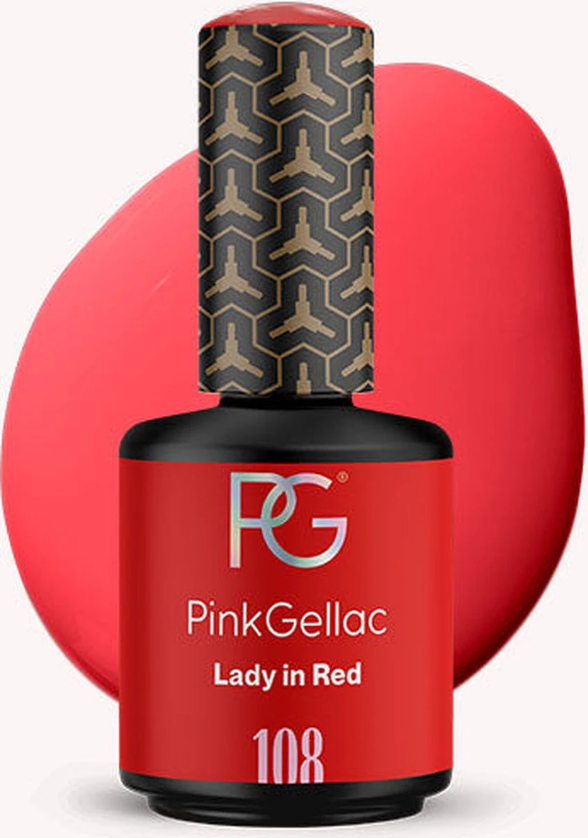 Pink Gellac - Lady in Red - Gellak - Rood - 15 ml Pink Gellac - Lady In Red - Gellak - Rood - 15 Ml -Nagelbenodigdheden 842x1200 2
