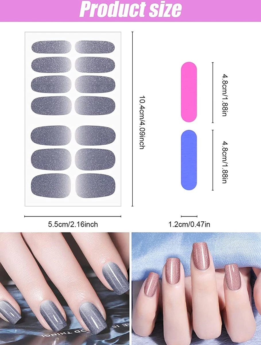 GUAPÀ® Nagelstickers & Nail wraps - Nail Art - Nagel Folie - Diverse kleuren Nail Wrap - 20 Vellen Nagelstickers GUAPÀ® Nagelstickers & Nail Wraps - Nail Art - Nagel Folie - Diverse Kleuren Nail Wrap - 20 Vellen Nagelstickers -Nagelbenodigdheden 909x1200 1