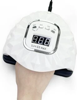 2023 Nageldroger - 200W/45 LEDs - Nagellamp - Nieuw Nageldroger - G5 Roze - Manicure/Pedicure Handen En Voeten - Gellak - Gelnagels - Acrylnagels - Top Coat - Matte Top Coat - Led Nagellamp - Uv Nagellamp - Nagels - Nagellak Droger - Tafellamp -Nagelbenodigdheden 925x1200 2