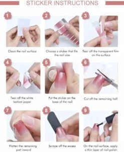 MEWAVE© | Gellak Stickers | Zalm Rose 2 | Nagels Lakken | Gellac | Nagellak | Nagelstickers | Gelnagels | Nagelset | Nailart -Nagelbenodigdheden 981x1200 2